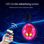 RGB Farbe WiFi App Dynamische Heckscheibe Scrolling Werbung Digital Display Programmierbar Slim Emoticon Nachricht Led Auto Bildschirm